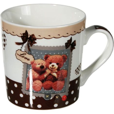 Tasse en Porcelaine Petit Ours Coeur