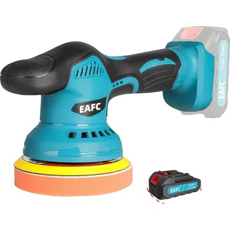 Polisseuse Électrique Sans Fil, 6 Vitesses Réglables, Design Ergonomique, Une batterie (1/2)