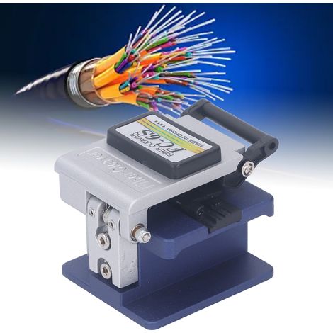 FC-6S Blauvioletter Kaltspleißer für Glasfasern, FTTH-Kaltspleißwerkzeug, selbstrückführender Glasfaserkabelschneider, 12-seitige Schneidfläche (1/5)