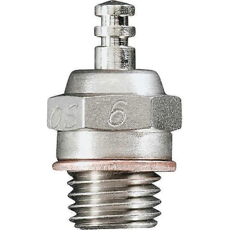RC Parts Glühkerze OS OS Ehemalige A3 Nr. 6 6 Standard-Glühkerze Zündfunke Heiß für RC Auto LKW Nitro Motor - (1 Stück)-JXLGV (1/5)