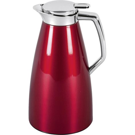 Emsa Plaza Pichet isolant rouge capacité 1 litre