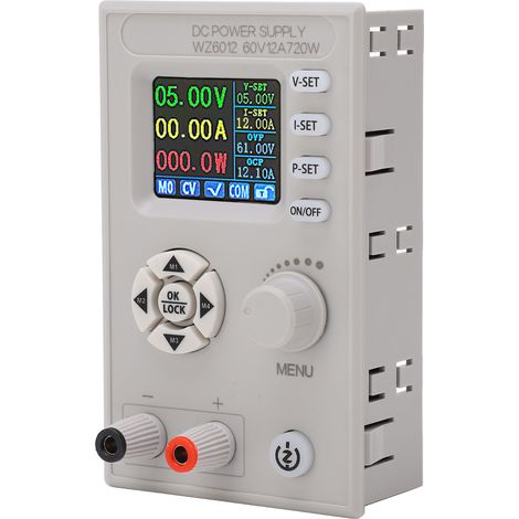 Module d'alimentation abaisseur CC, alimentation régulée à haut rendement, avec module de communication WiFi, 60 V 12 A (1/5)