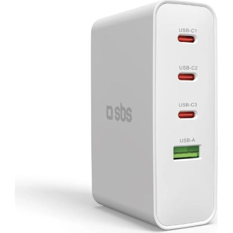 SBS TETRUSB3CPD100INT 100W Wandladegerät Weiß 1 Stück. (1/5)