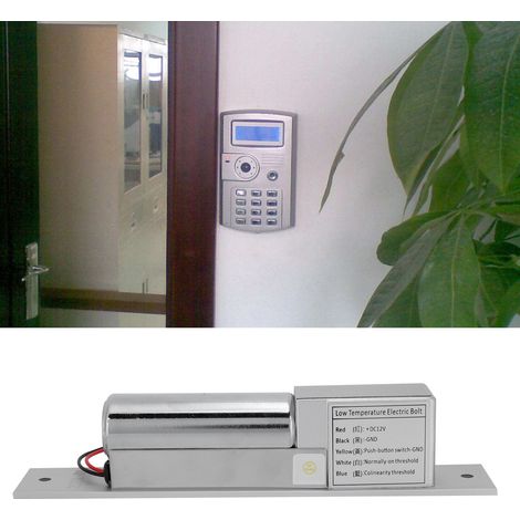 Système de contrôle d'accès de sécurité pour portes vitrées avec verrouillage électrique ultra basse température (1/5)