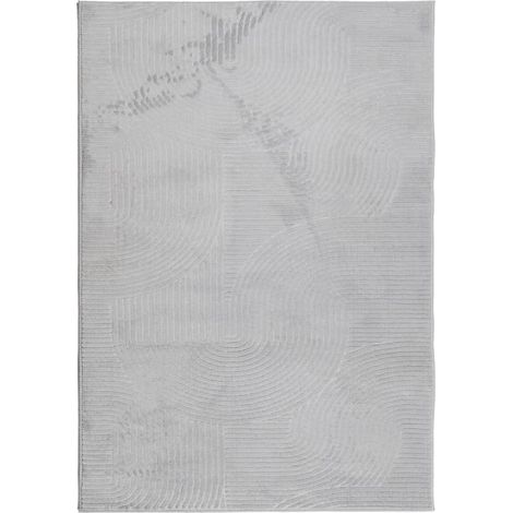 Tapis de sol,Tapis IZA poils courts style scandinave gris 160x230 cm CFW144643 (1/5)