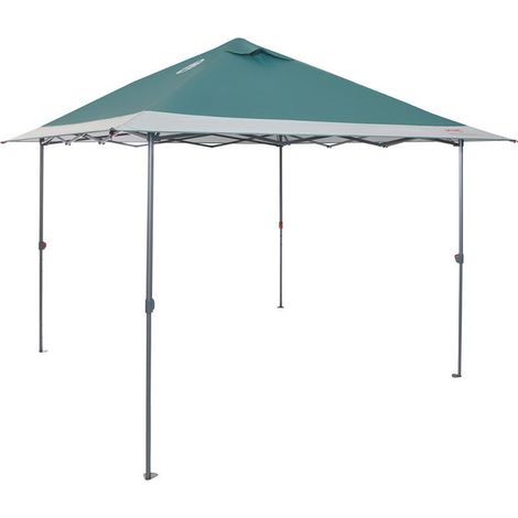 Coleman 2226576 FastPitch OnePush Shelter M Tenda 3x3 m Montaggio Rapido 2 Minuti Resistenza Vento 60 km-h Protezione UV Guard colore Turchese-Grigio