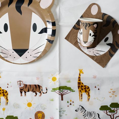Nappe En Papier Savane 137x183cm (1/2)