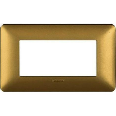 Placca 4 moduli matix gold