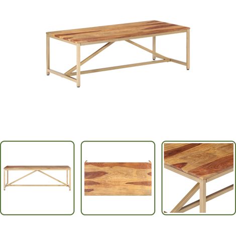 Table d'appoint - Table basse 120x60x40 cm Bois massif (1/5)