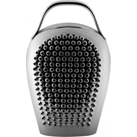 Alessi Cheese Please CHB02 - Rallador de Queso de Design, Acero Inoxidable 18/10 (1/4)