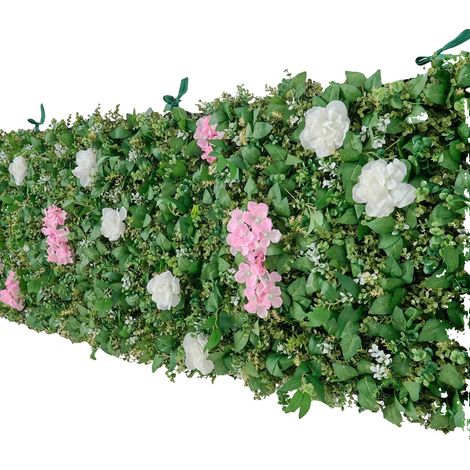 Blumiger Hintergrund, 2 Paneele, haustierfreundliches Design, armeegrün (1/2)