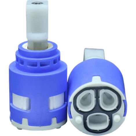 Schläfer 480051  Cartuccia Miscelatore 25mm, Cartuccia di Ricambio per Miscelatori in Ceramica Bassa con 2 Piedini, per Rubinetti Miscelatori Cucina, Bagno, Doccia e Vasca, Modello Kerox K25 Ops (1/5)