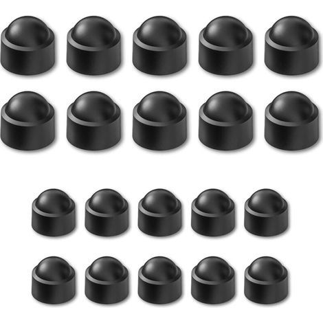 Capuchons D'écrou,Cache-vis Hexagonaux, Cache Vis écrou De Protection, Cache Vis écrou, Cache-écrous M10, Capuchons M8, 40 Pièces (1/4)