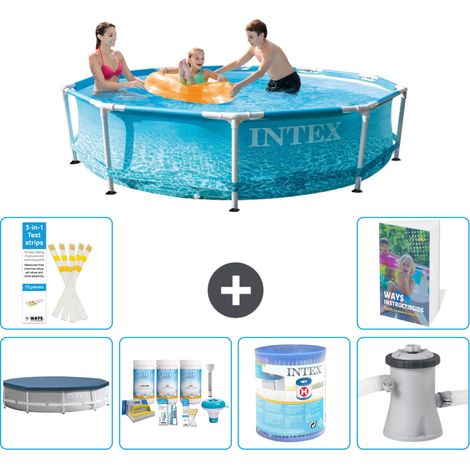 Frame Pool Rund - 305x76 cm - 7-teilig S34
