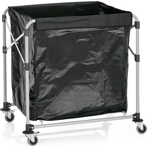 Chariot à Linge en Fer avec 4 Roulettes 89,5 x 66 x 86 cm - Was Germany