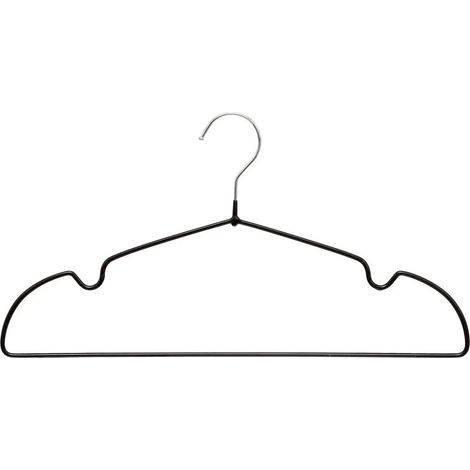 Lot de 20 Cintres Antidérapants "Hang'up" 40cm Noir