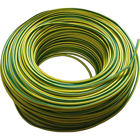 Cavo elettrico senza alogeni 2,5 mm² Verde/Giallo 200 m Cavo in PVC H07Z1-K Cavo elettrico (1/5)