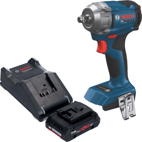 Visseuse à chocs sans fil Bosch GDS 18V-350 Professional 18 V, 350 Nm, 1/2", sans balais + 1 batterie ProCORE 4,0 Ah + chargeur (1/5)