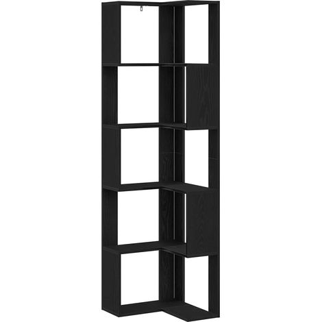 Maison Exclusive - Bücherregal Schwarz Eichen-Optik 50 x 50 x 179