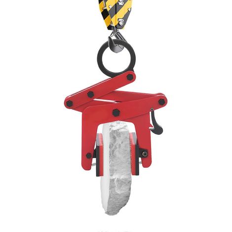 Pince de levage de dalles 860 LBS réglable en acier au manganèse outil de levage pour pierre/béton rouge (1/5)