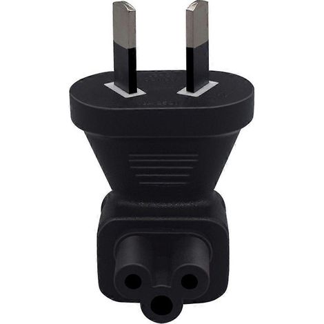 Australien 2-Pin auf IEC320C5 2-Loch-Buchse Netzadapter-Konverterstecker PVC