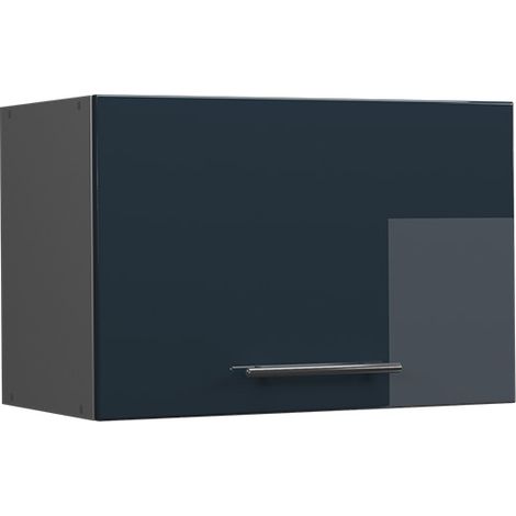 Pensile da cucina Fame-Line, Blu scuro lucido, 60 cm Piatto, Vicco