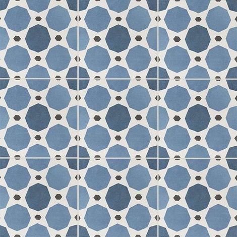 Aelle - Carrelage sol / mur effet ciment 20x20 cm CAPRICE DECO SAPPHIRE COLOURS - Vendu par boîte de 1 m² (1/5)
