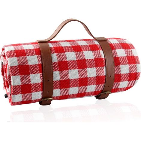 Picknickdecke, Picknickmatte, 150 x 200 cm, Picknickdecke, Anti-Sand-Stranddecke, große faltbare tragbare wasserdichte Strandmatte, für Garten, Camping, Strand