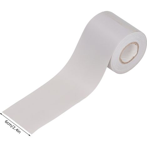 Lot de 5 rubans adhésifs résistants à l'huile pour tuyaux de climatiseur, protection de tubes, largeur 6 cm (gris) (1/5)