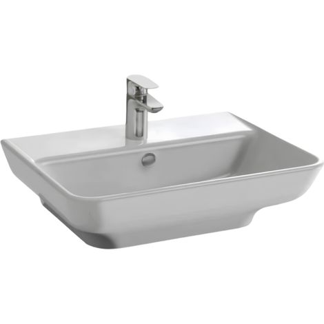 Lave-mains JACOB DELAFON Struktura 45cm meulé Blanc (1/5)
