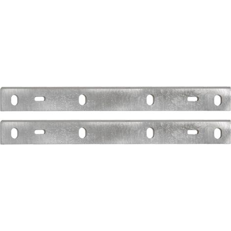 Güde 55138 - Coppia di coltelli per pialla GADH 200 (confezione da 2, lame per pialla in acciaio ad alta velocità), colore: Argento