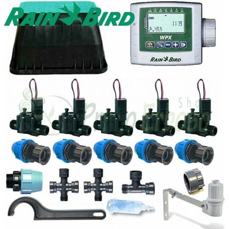 Kit de riego Rain Bird 5 zona 9V