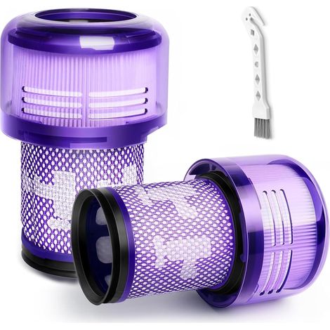 Lot de 2 filtres de rechange pour aspirateur sans fil Dyson V12 Detect Slim, V12 Slim, SV30, SV34, SV35, comparé à la pièce 971517-01 (ne convient pas aux aspirateurs SV12 et V15) (1/5)