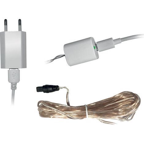 Adaptateur secteur pour voile d'ombrage Led - Jardiline (1/2)