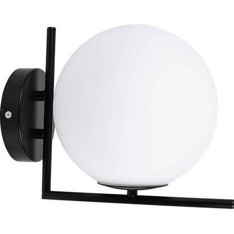 Aplique AIMEE 1xE27 L.20xAn.27,5xAl.22cm Negro (1/5)