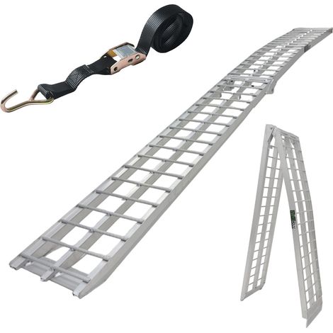 TRUTZHOLM Auffahrrampe klappbar 305 cm Traglast 272 kg Aluminium Motorradrampe Rampe Verladerampe (1/5)