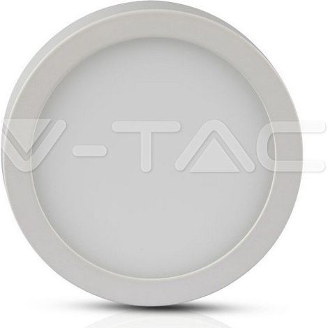 Plafoniera Pannello Led Slim Montaggio a Plafone Rotondo 140X24mm 12W 6000K SKU-4912 (1/5)
