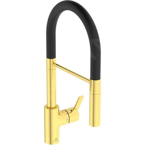 Ideal Standard BD417A2 Mitigeur de cuisine Gusto bec mobile 225 mm Semi-Pro (1/5)