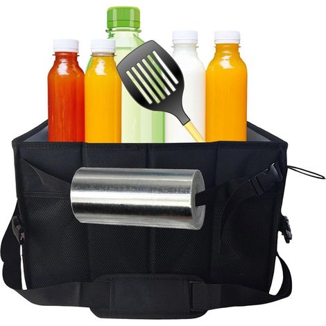 Conteneur pour ranger les ustensiles de barbecue, sac pour outils de barbecue - Poignée robuste. (1/5)