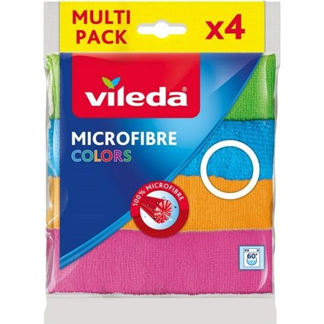 Chiffons universels en microfibre, lot de 4, 30 x 30 cm (1/5)