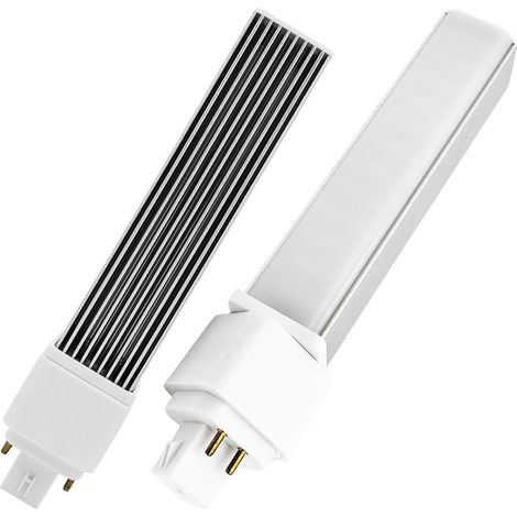 9w G24q Ampoule LED verticale à 4 broches PL-C Équivalent à la mise à niveau CFL 18w G24q-2 G24q-3 990 lumen 314° Free Encastré GX24q Ampoule à base 3000k 2 PCS (1/5)