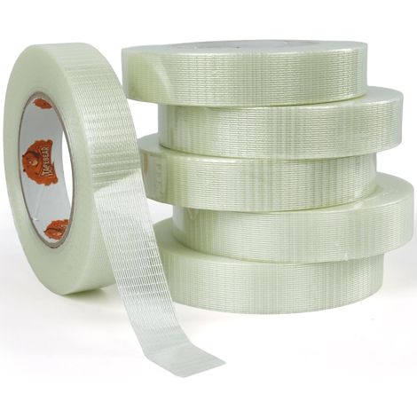 Ruban de cerclage fibre de verre 25mm x 55m - 6 Rouleaux (1/5)