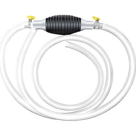Pompe de Transfert Manuelle, Pompe de Transfert de Carburant, Tuyau de Siphon Portable, Pompe à Essence Avec Tuyau de 1,5 M pour Essence, Eau, Huile, Liquide, Pompe à Essence (1/4)
