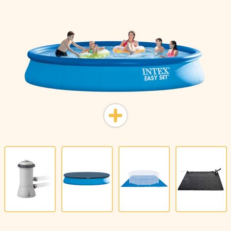 Intex Piscine Easy Set Ronde - 457x84 cm - 5-pièces S214 (1/5)
