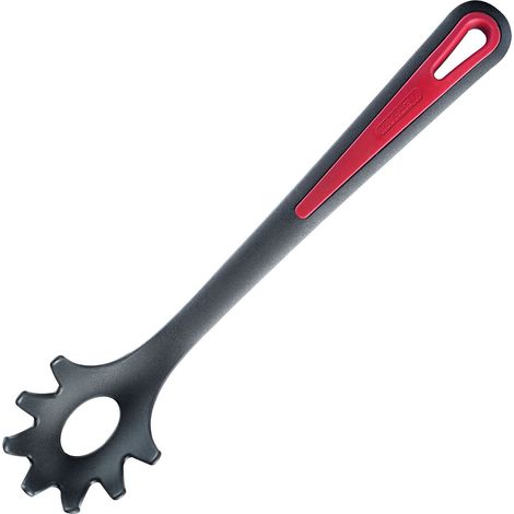 Westmark Mestolo per spaghetti, Lunghezza: 30,5 cm, Gallant, Nero/Rosso, 29602270 (1/4)