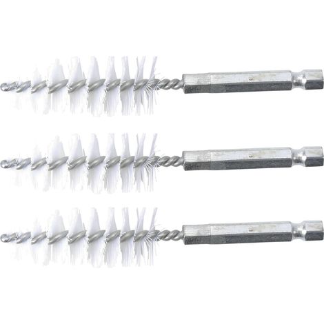 Spazzola in nylon 19 mm 6,3 mm (1/4") 3 pz. (1/4)