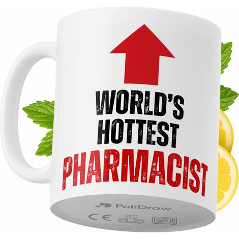 Lustige Kaffee- oder Teetasse für Apotheker mit witzigem Textdesign – ideal für Geburtstage, Namenstage, Feiertage und besondere Anlässe. Hochwertige Tasse für Zuhause, Büro und Arbeit. Farbe: Weiß, 3