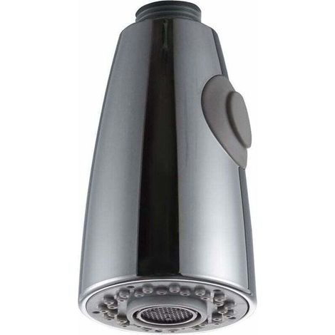Deux Fonctions Robinet Cuisine Remplacement Extractible pour Douchette Evier Cuisine tête de pulvérisation en chrome 1/2" L'interface (1/5)