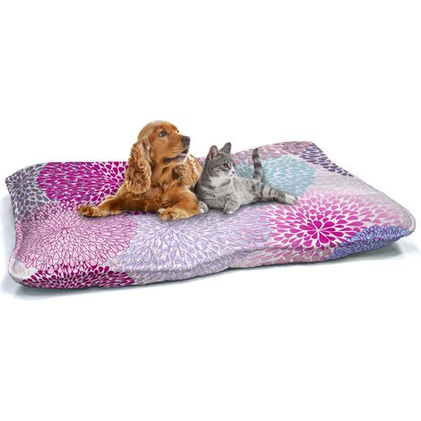 Cuscino Imbottito per Cani e Gatti 60x100 cm in Microfibra Soffioni
