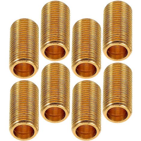 Lot de 8 embouts de tube de lampe, adaptateurs de tige de lampe creux, raccords de rallonge, pièces de lampe (1/5)